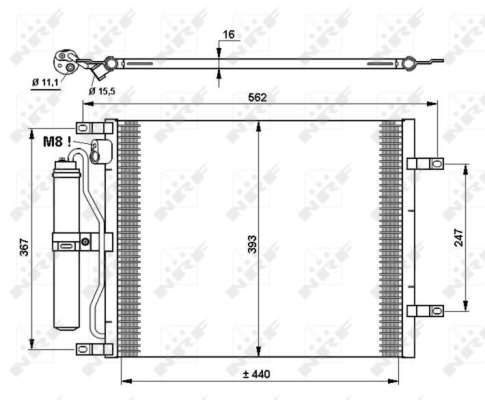 Condenser, air conditioning