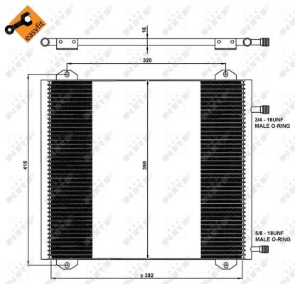 Condenser, air conditioning