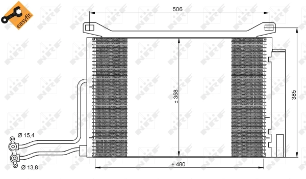 Condenser, air conditioning