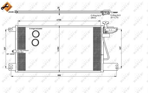Condenser, air conditioning