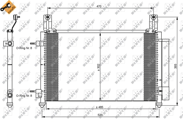 Condenser, air conditioning