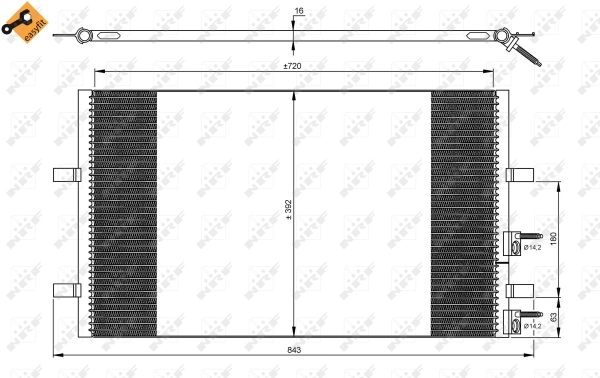 Condenser, air conditioning