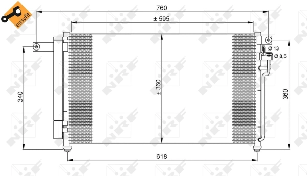 Condenser, air conditioning