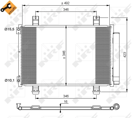 Condenser, air conditioning