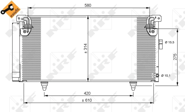 Condenser, air conditioning