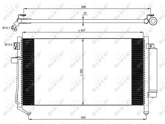 Condenser, air conditioning