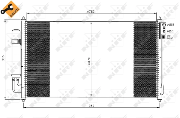 Condenser, air conditioning