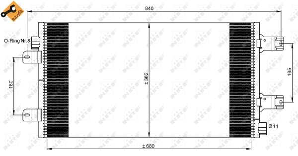 Condenser, air conditioning