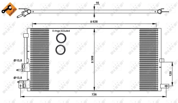 Condenser, air conditioning