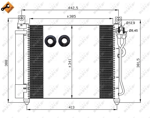 Condenser, air conditioning