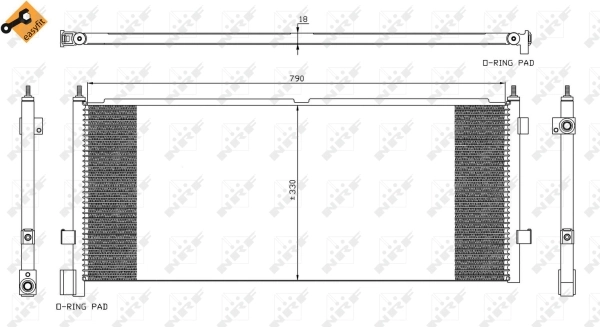 Condenser, air conditioning