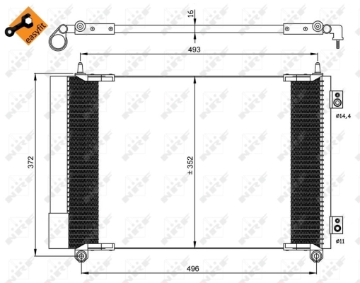 Condenser, air conditioning