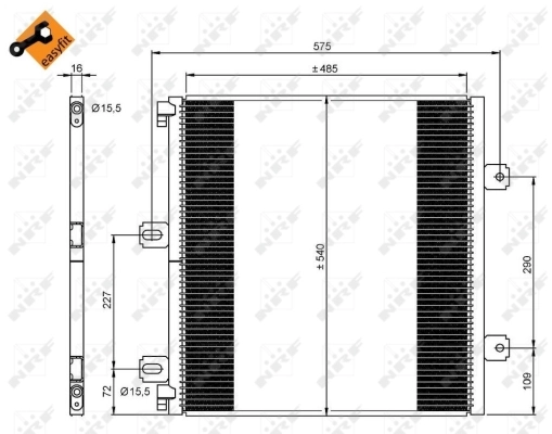 Condenser, air conditioning