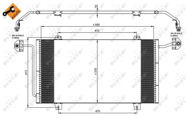 Condenser, air conditioning