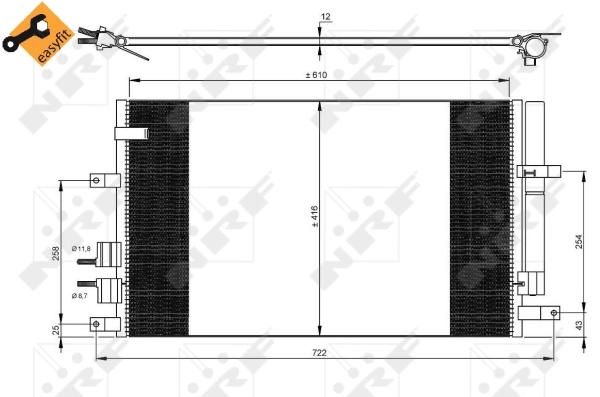Condenser, air conditioning
