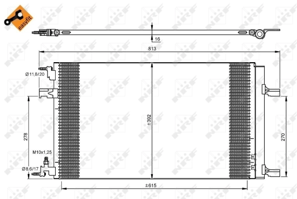 Condenser, air conditioning