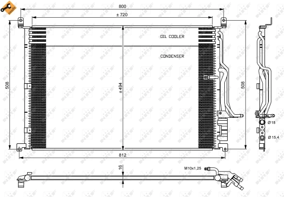 Condenser, air conditioning