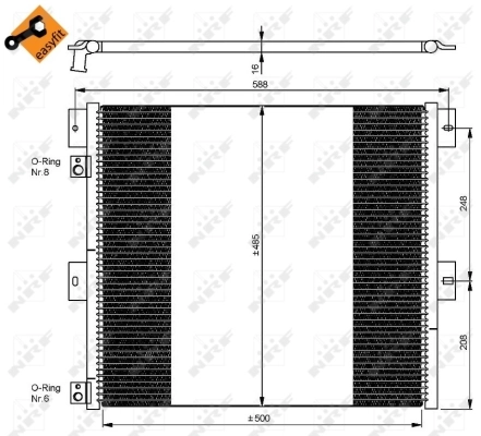 Condenser, air conditioning