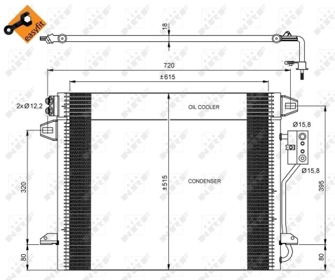 Condenser, air conditioning