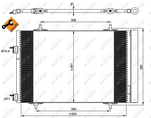 Condenser, air conditioning
