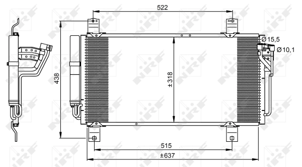 Condenser, air conditioning