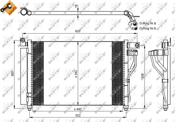 Condenser, air conditioning