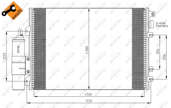 Condenser, air conditioning