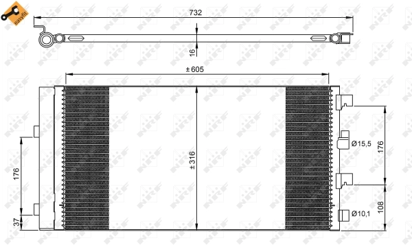 Condenser, air conditioning