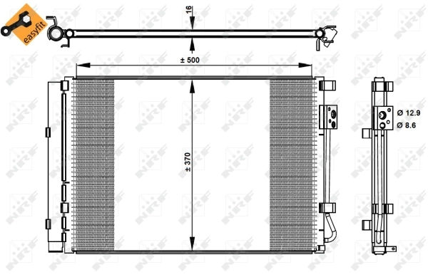 Condenser, air conditioning