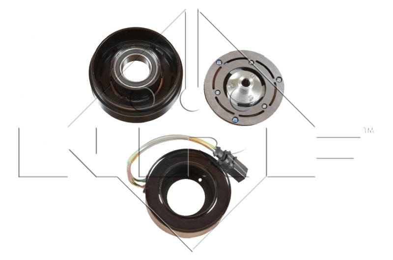 Magnetic Clutch, air conditioning compressor