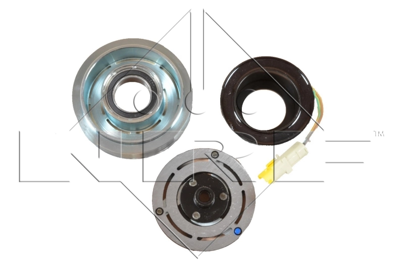 Magnetic Clutch, air conditioning compressor