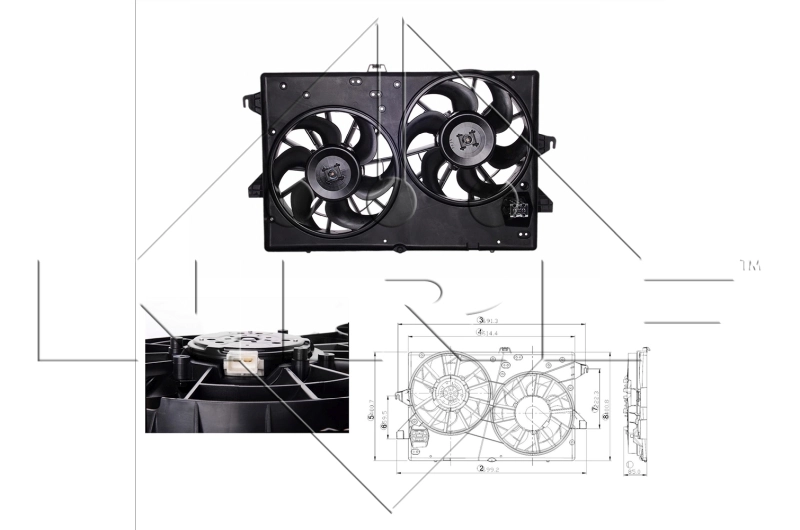 Fan, engine cooling