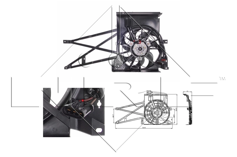 Fan, engine cooling