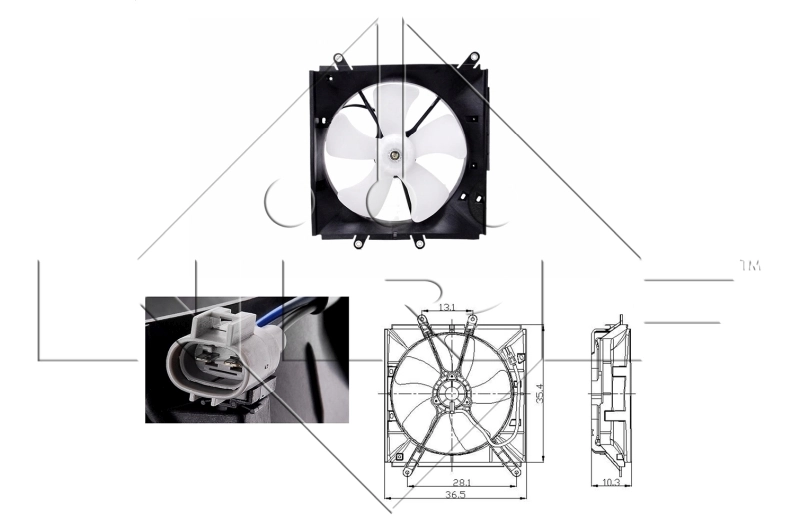 Fan, engine cooling
