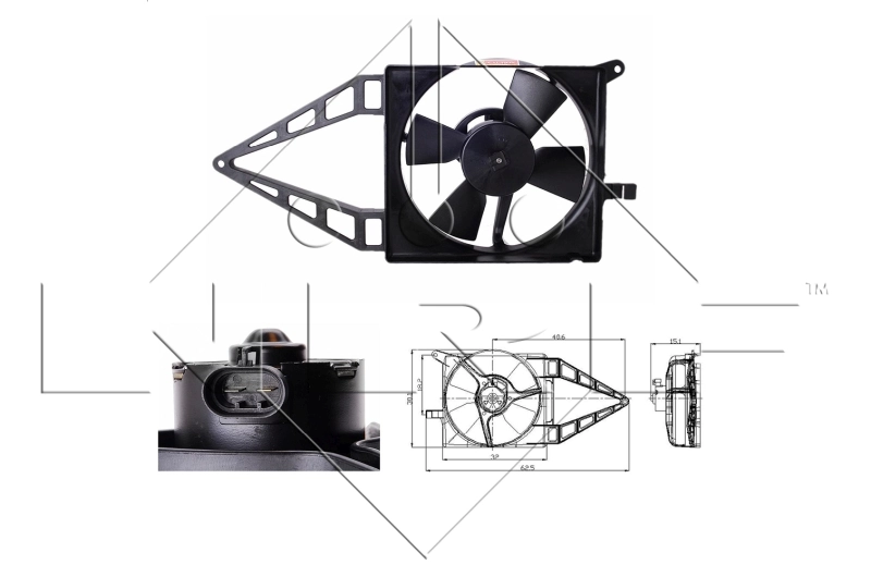 Fan, engine cooling