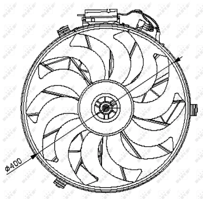 Fan, engine cooling