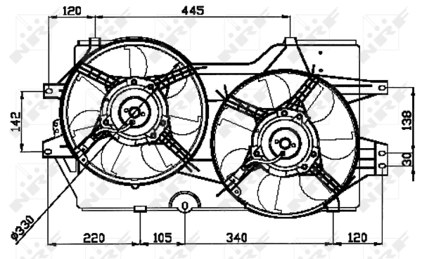 Fan, engine cooling
