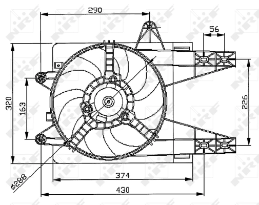 Fan, engine cooling