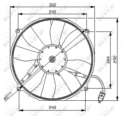Fan, engine cooling