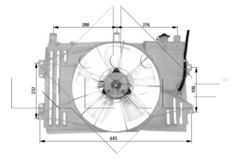 Fan, engine cooling