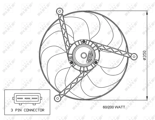 Fan, engine cooling