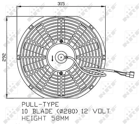 Fan, engine cooling