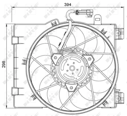 Fan, engine cooling