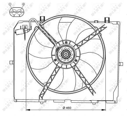 Fan, engine cooling