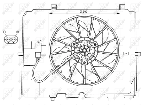 Fan, engine cooling