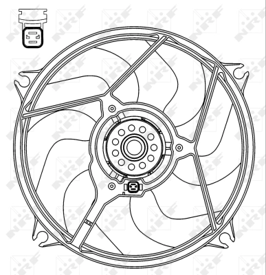 Fan, engine cooling