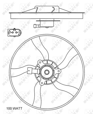 Fan, engine cooling