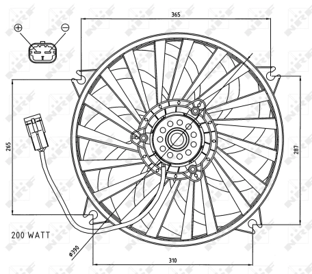 Fan, engine cooling