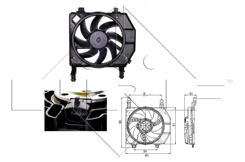 Fan, engine cooling