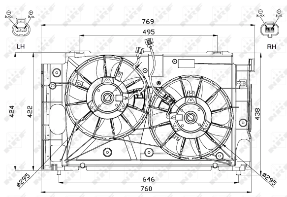 Fan, engine cooling